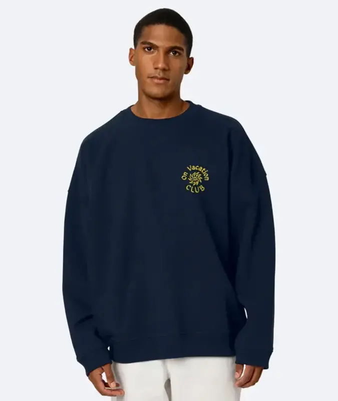 On Vacation On Vacation Cruise Sweater Navy Blue