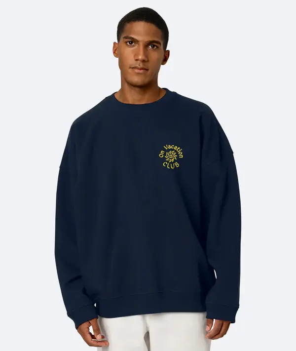 On Vacation On Vacation Cruise Sweater Navy Blue