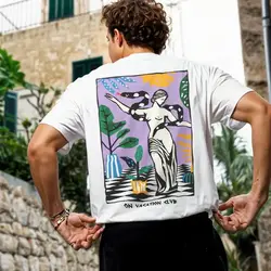 On Vacation Goddess T- Shirt Wit