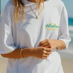 On Vacation Lemonade T-Shirt White