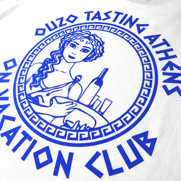 On Vacation On Vacation Ouzo Tasting T-Shirt Wit