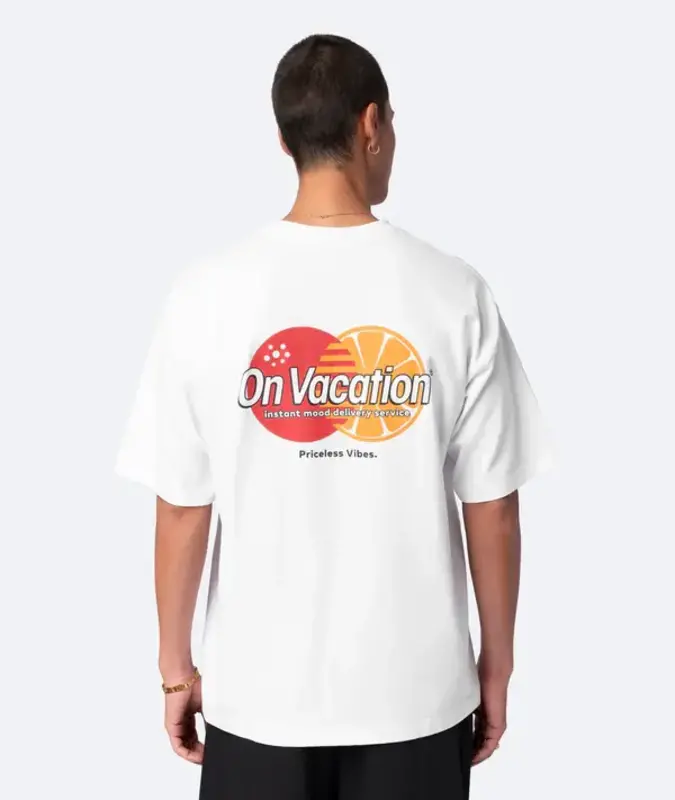 On Vacation On Vacation Priceless Vibes T-Shirt White
