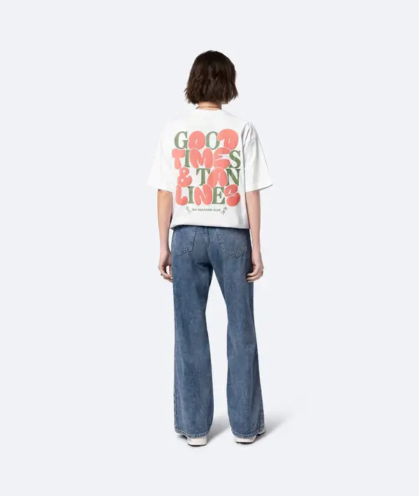 On Vacation On Vacation Bubbly Good Times T-shirt White