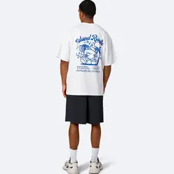 On Vacation Island Radio T-Shirt White