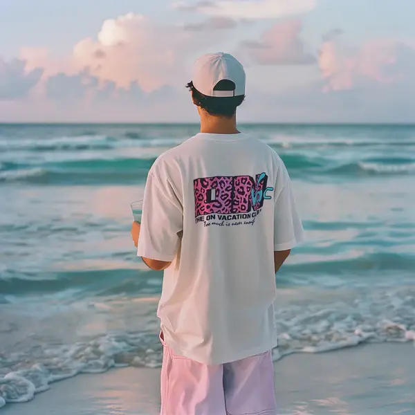 On Vacation On Vacation Never Enough T-shirt White