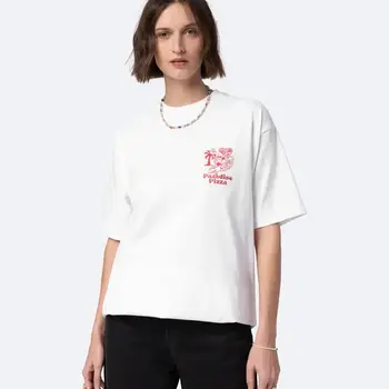 On Vacation Paradise Pizza T-Shirt White