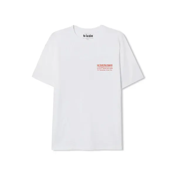 On Vacation On Vacation Less Upsetti T-Shirt White