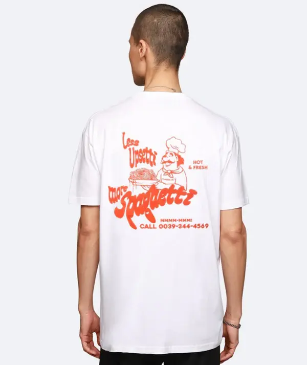 On Vacation On Vacation Less Upsetti T-Shirt White