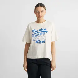 Dedicated Vadstena T-Shirt Share A Slice Off White