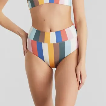 Dedicated Bikinibroek Slite Stripes Multi Color