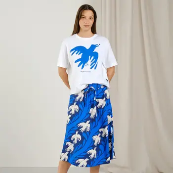 Dedicated Dedicated T-Shirt Vadstena The Phoenix Bird White