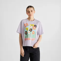 Dedicated T-Shirt Vadstena Grow Up Thistle Purple