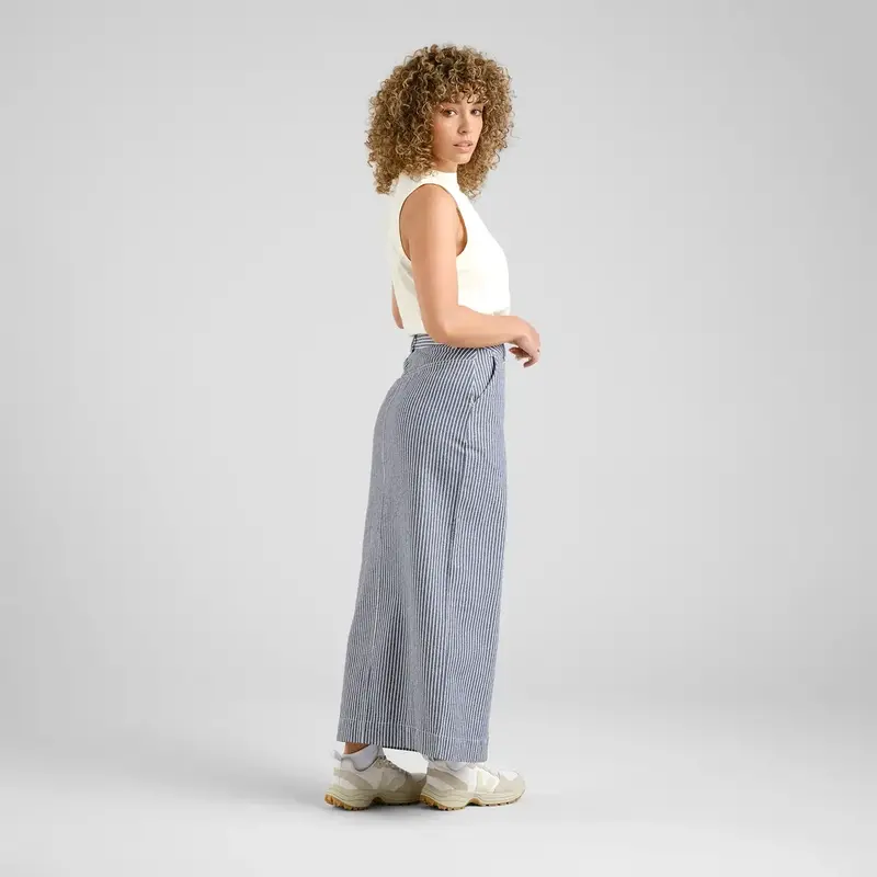 Dedicated Dedicated Skirt Finsta Work Stripe Blue