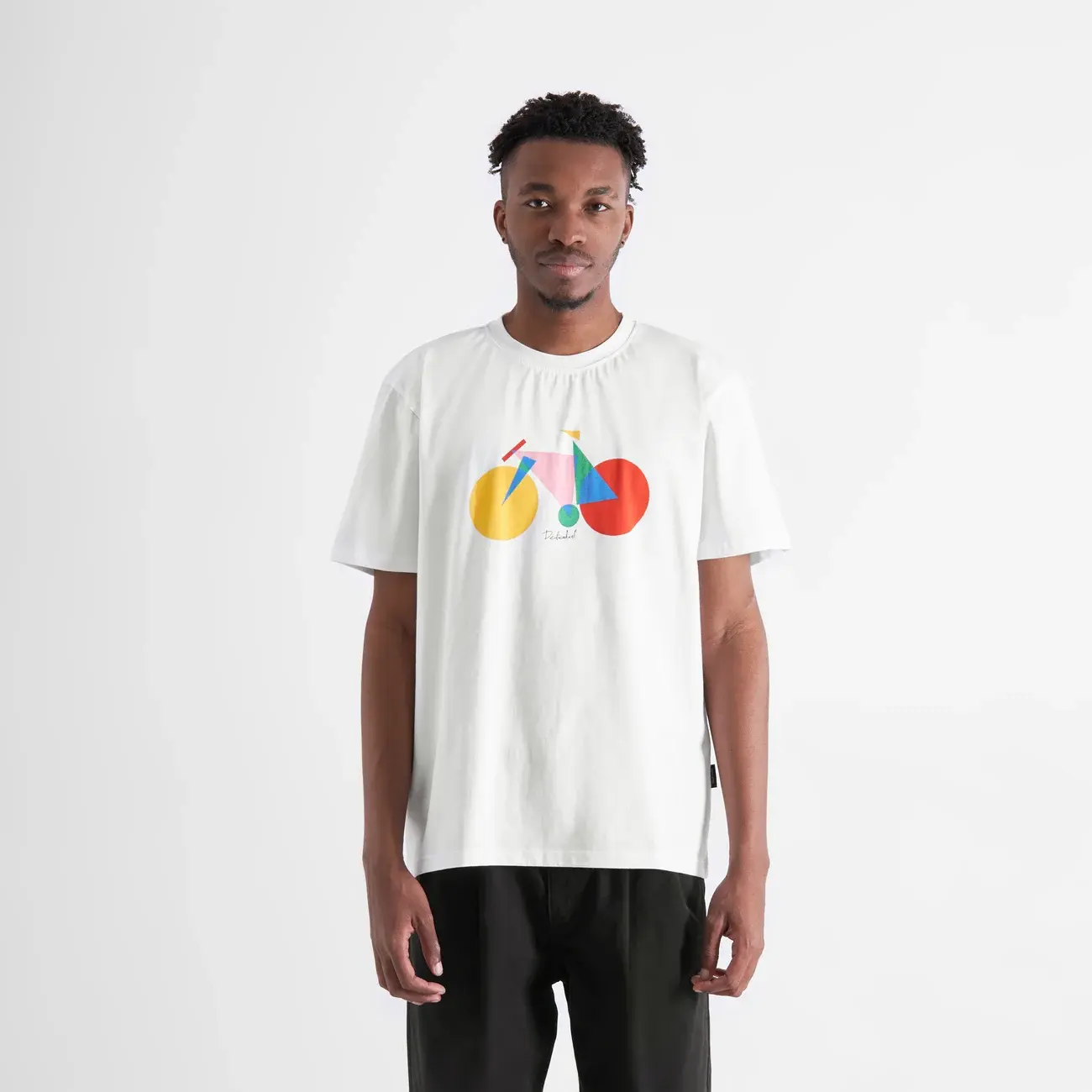 Dedicated Dedicated T-Shirt Stockholm Paper Cut Bike White