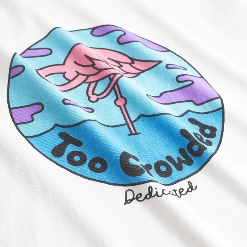 Dedicated Dedicated T-Shirt Stockholm Too Crowed White