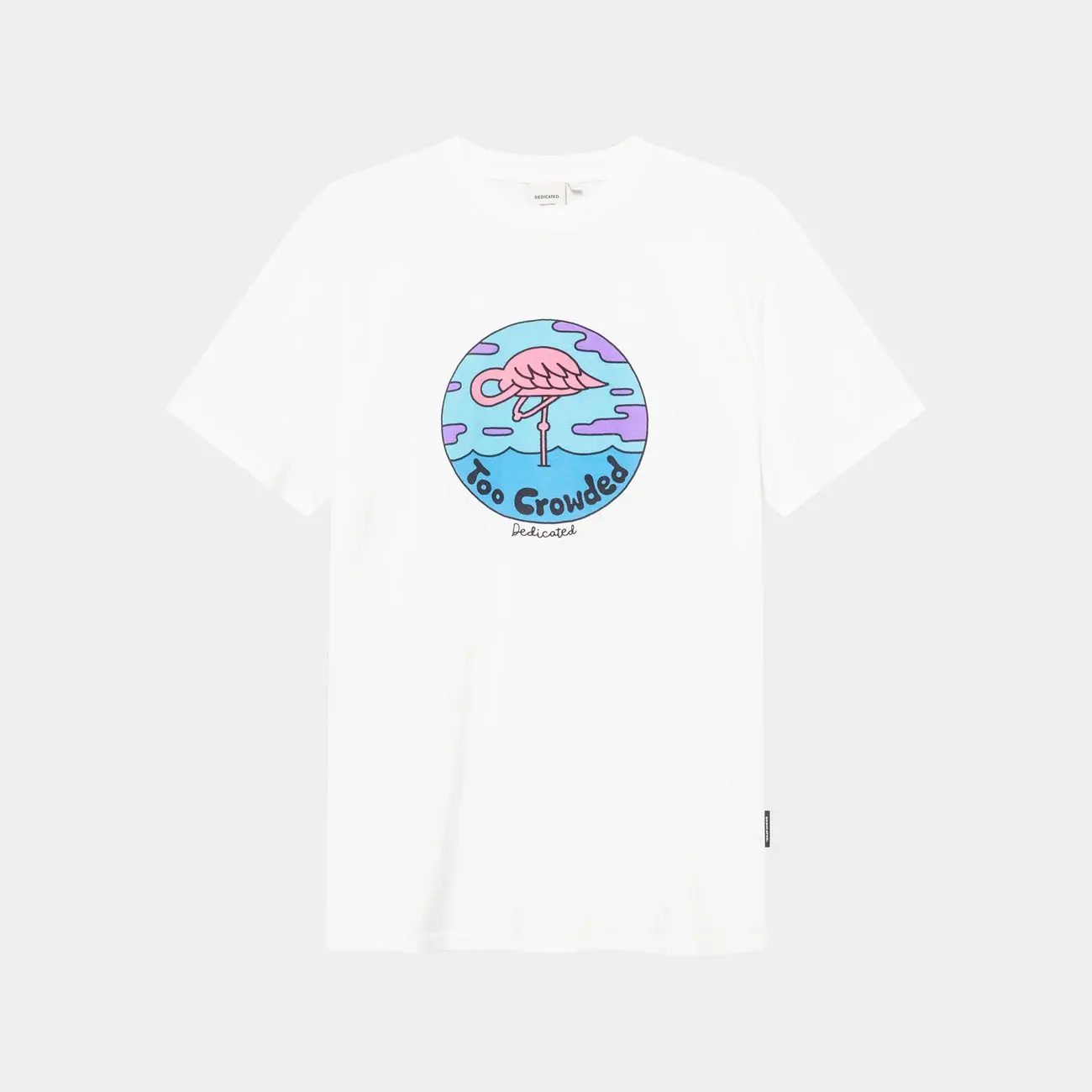 Dedicated Dedicated T-Shirt Stockholm Too Crowed White