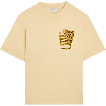 Bask in the Sun Leopard Tee Cream