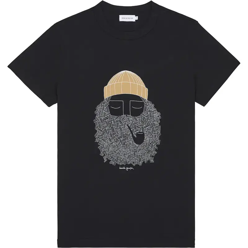 Bask in the Sun Bask In The Sun T Shirt Night Smoking Pipe