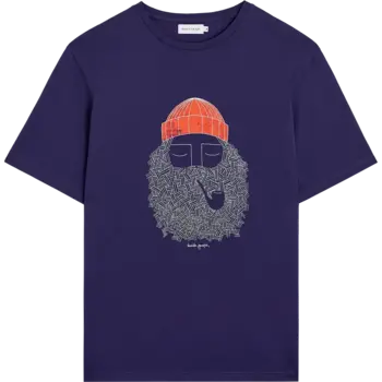Bask in the Sun Tee Smoking Pipe Indigo