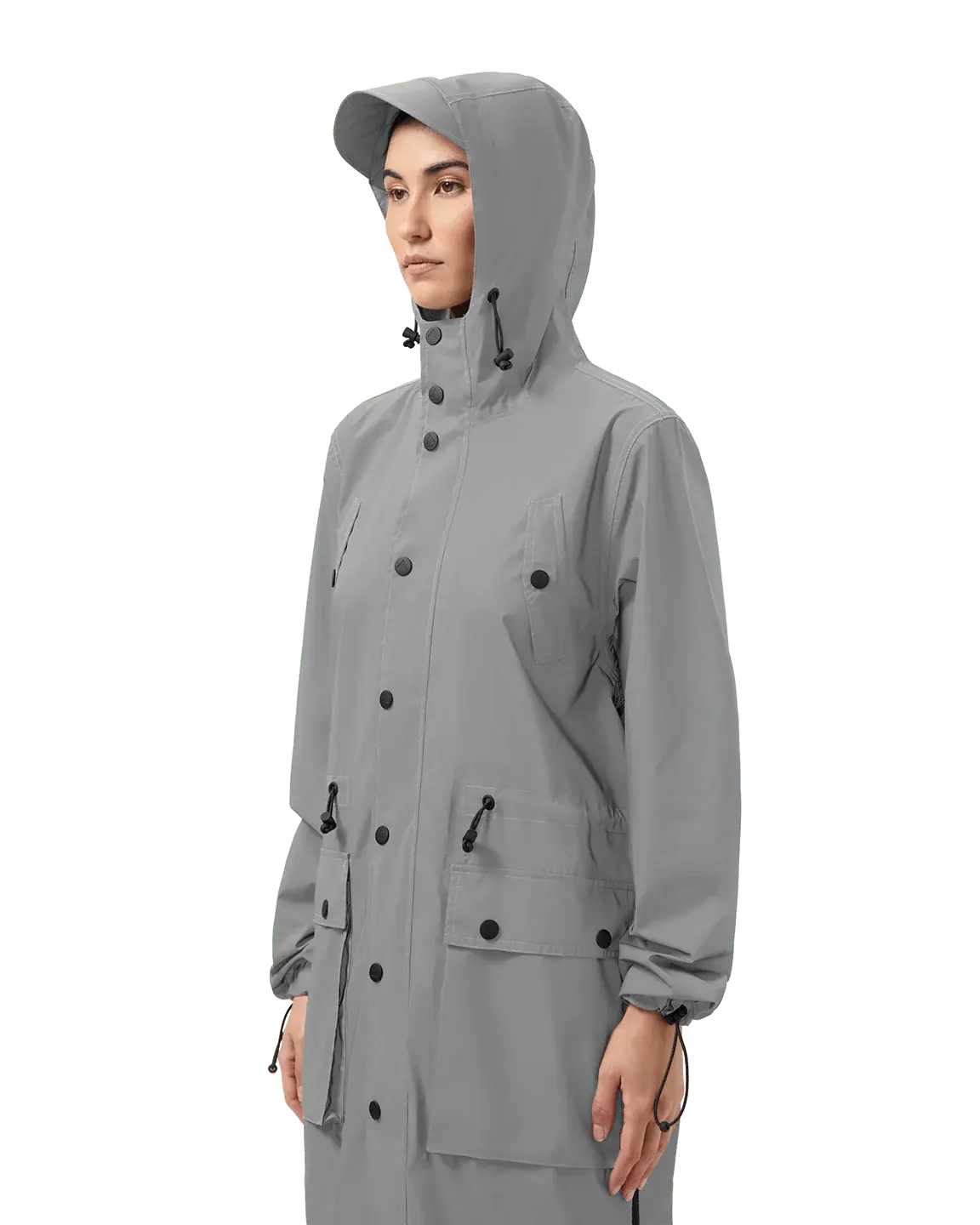 Maium Maium Raincoat Light Weight Parka Reflective