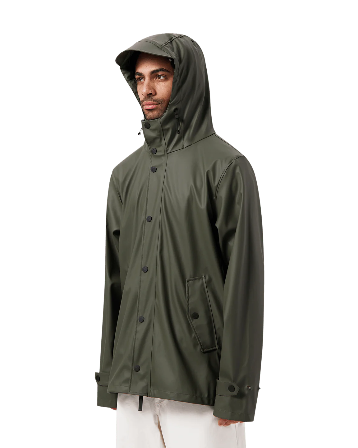 Maium Maium Regenjas Original Short Army Green