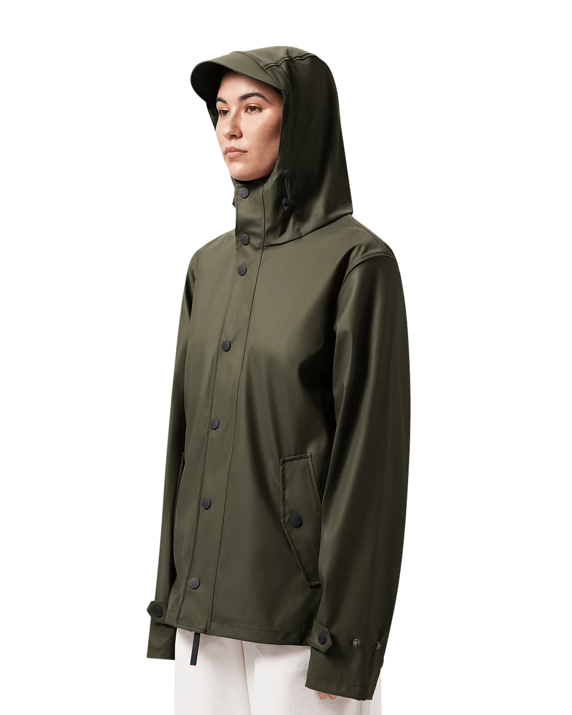 Maium Maium Regenjas Original Short Army Green