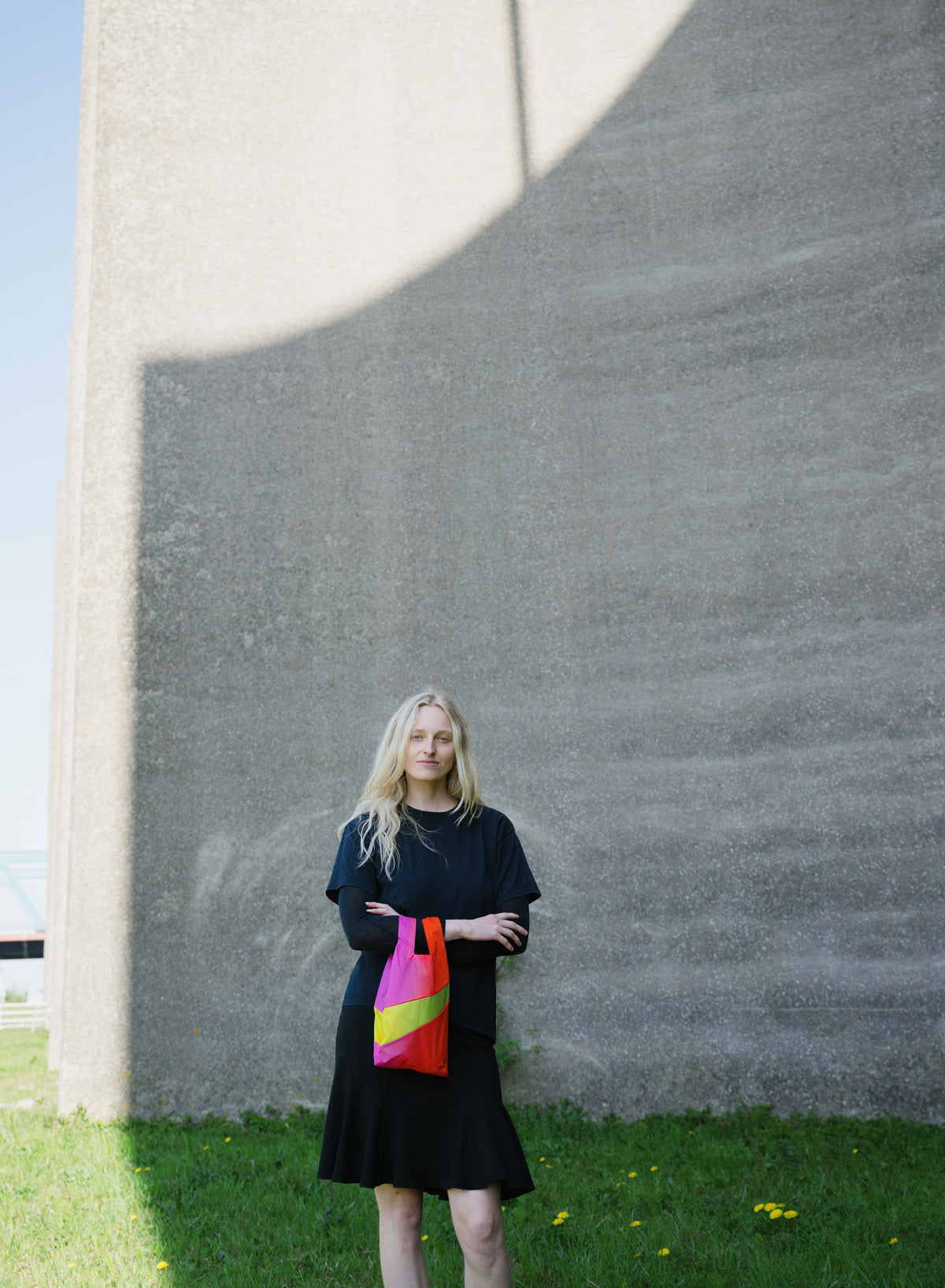 Susan Bijl Susan Bijl The New Shopping Bag Humming Limes S