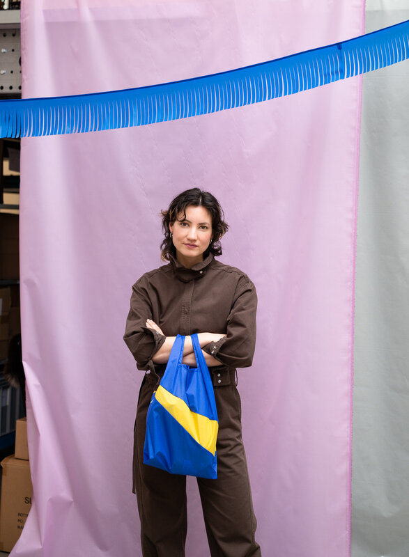 Susan Bijl Susan Bijl The New Shopping Bag Yves & TV Yellow M