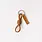 O My Bag O My Bag Knotted Keychain Soft Grain Leather Wild Oak