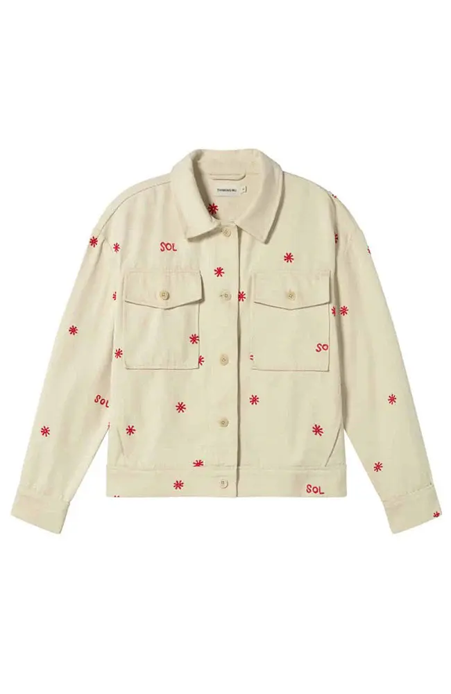 Thinking Mu Thinking Mu Sol Chain Frans Jacket S