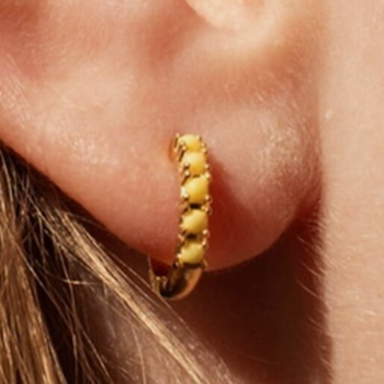 T.I.T.S. Grit Ear Ring Joy Gold Soft Yellow
