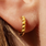 T.I.T.S. TITS Grit Ear Ring Joy Gold Soft Yellow