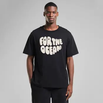 Dedicated T-shirt Gustavsberg Hemp For the Ocean Black