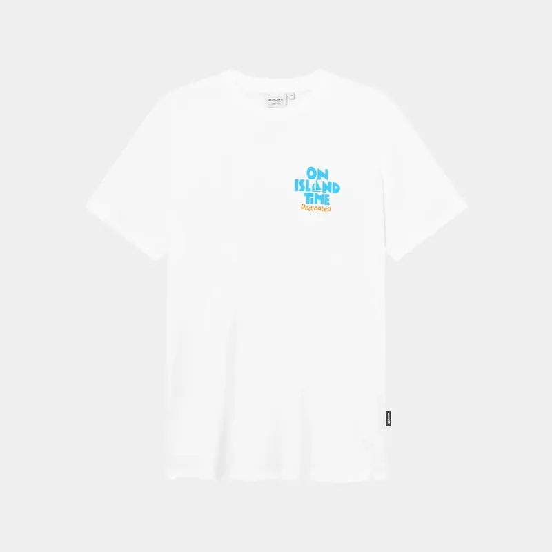 Dedicated Dedicated T-shirt Stockholm Island Time White