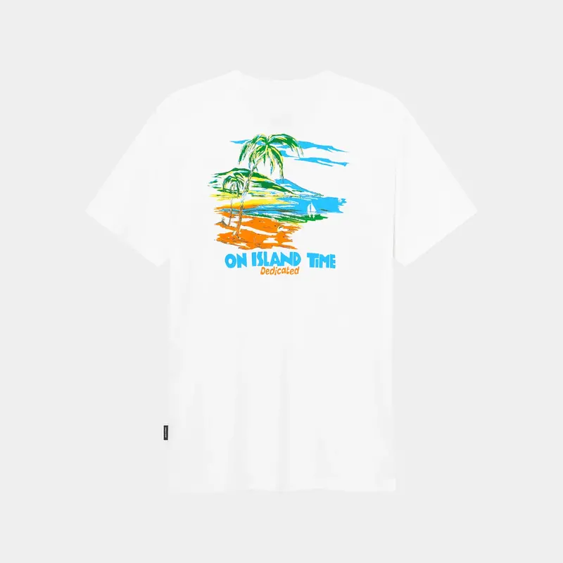 Dedicated Dedicated T-shirt Stockholm Island Time White