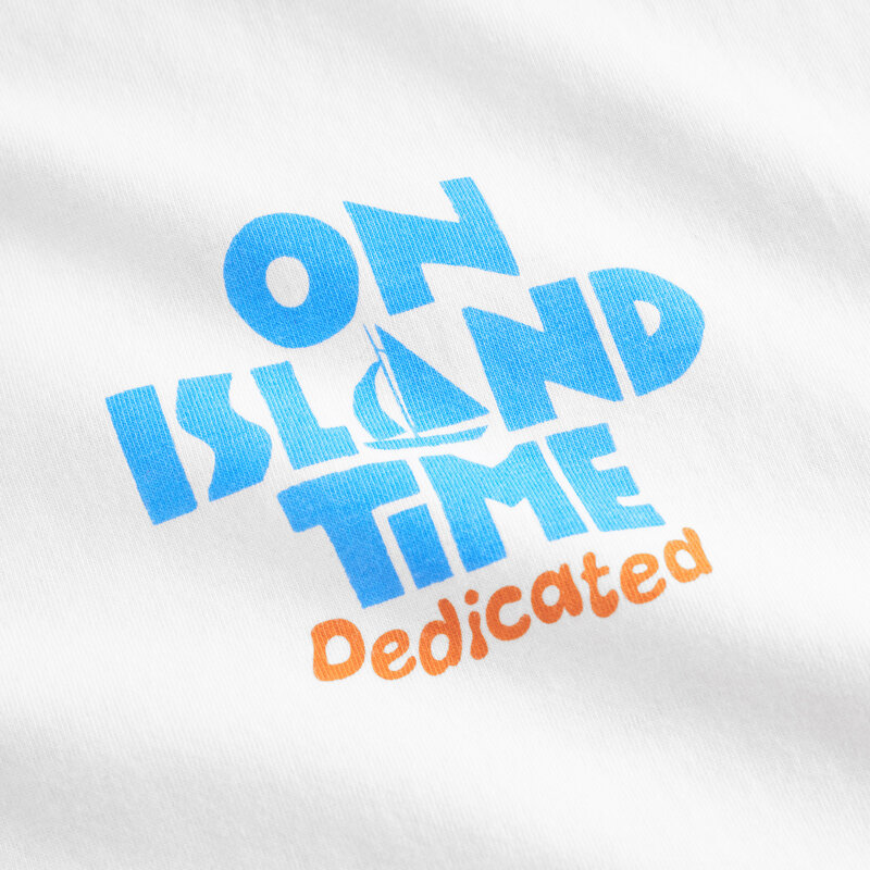 Dedicated Dedicated T-shirt Stockholm Island Time White