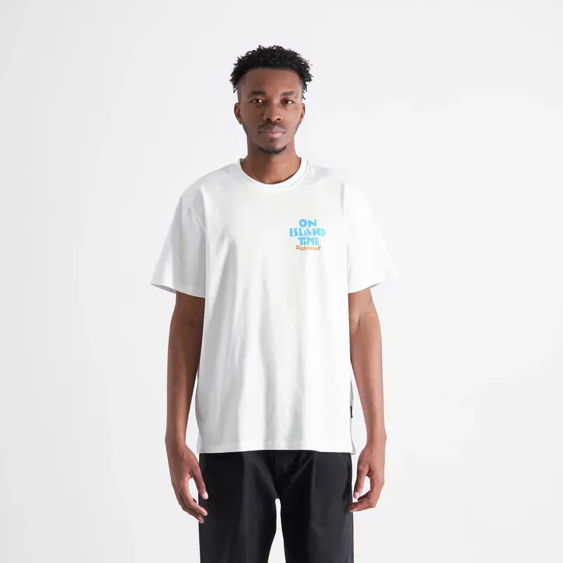 Dedicated Dedicated T-shirt Stockholm Island Time White