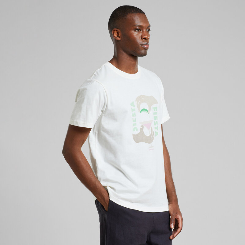 Dedicated Dedicated T-Shirt Stockholm Siesta Fiesta Hands Off White