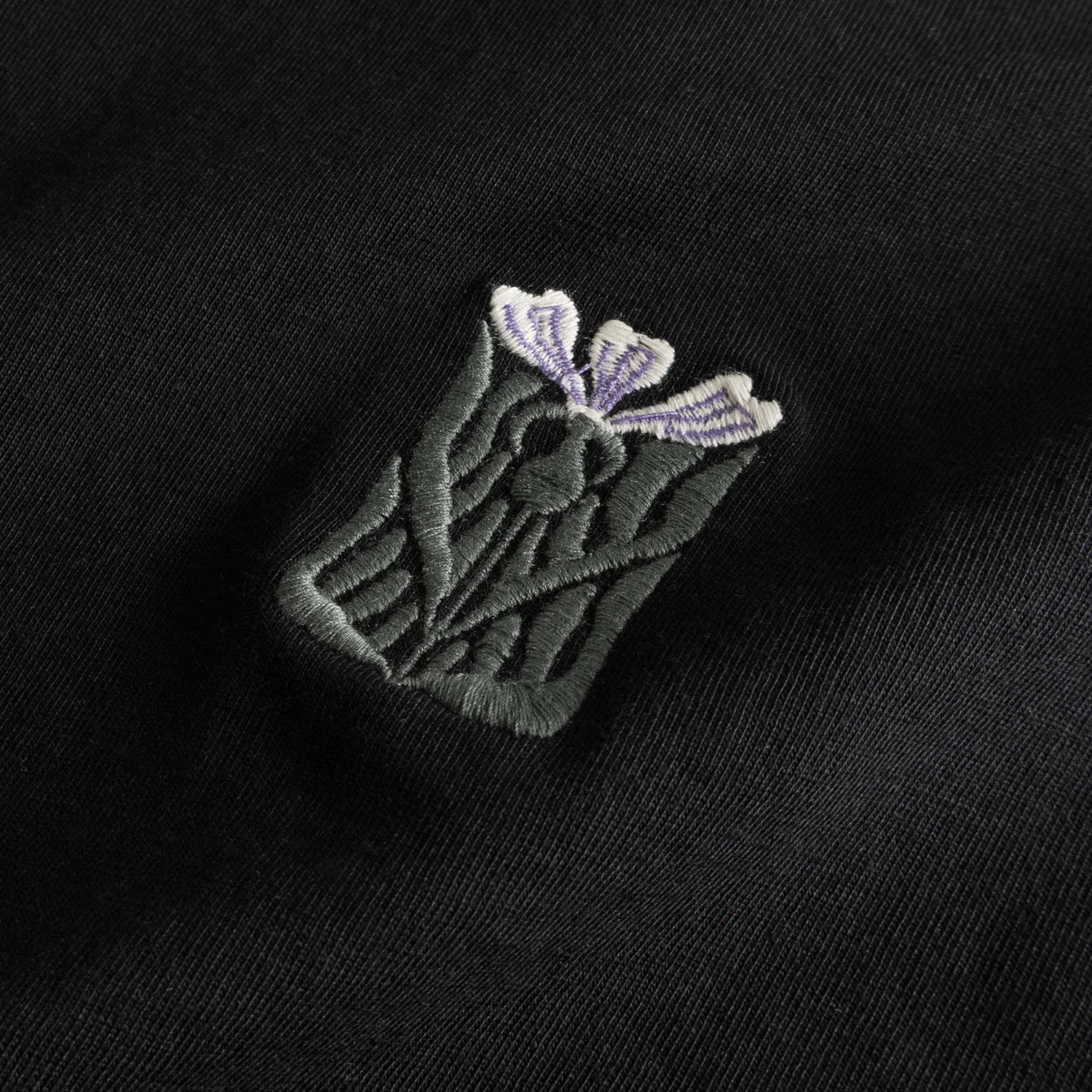 Dedicated Dedicated T-shirt Vadstena Thistle EMB Black L