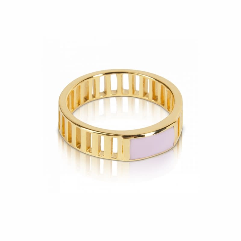 T.I.T.S. TITS Grit Ring Self-Love Goud Lila