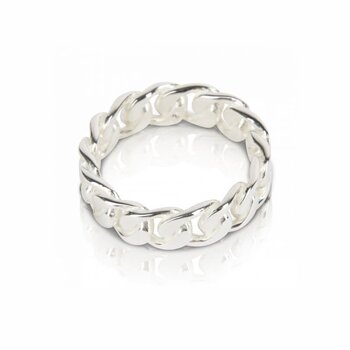 T.I.T.S. Chain Ring Zilver