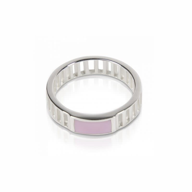 T.I.T.S. TITS Grit Ring Self-Love Zilver Lila