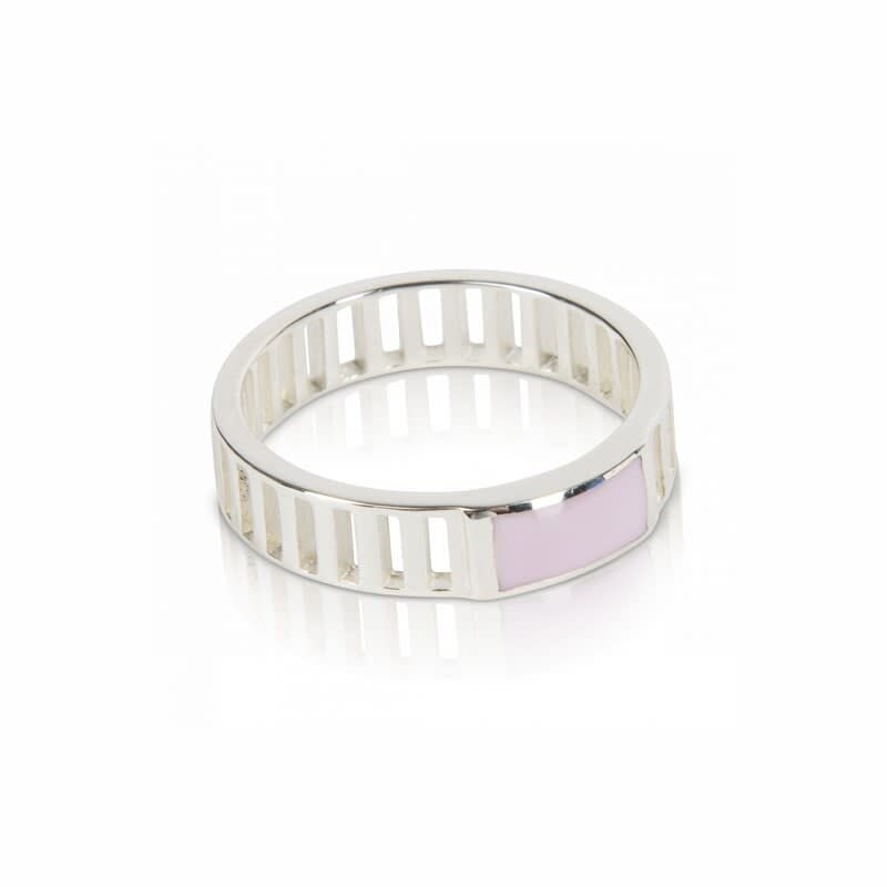 T.I.T.S. TITS Grit Ring Self-Love Zilver Lila