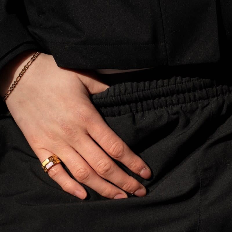 T.I.T.S. TITS Grit Ring Joy Gold Soft Yellow
