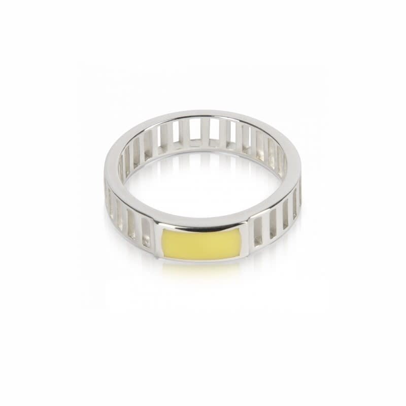 T.I.T.S. TITS Grit Ring Joy Zilver Zachtgeel