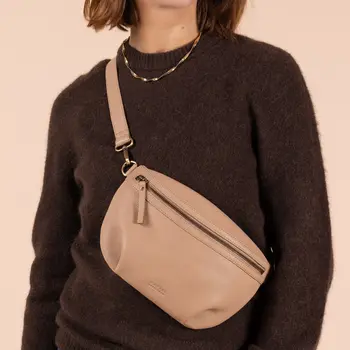 O My Bag Milo Bag Sand Soft Grain Leather