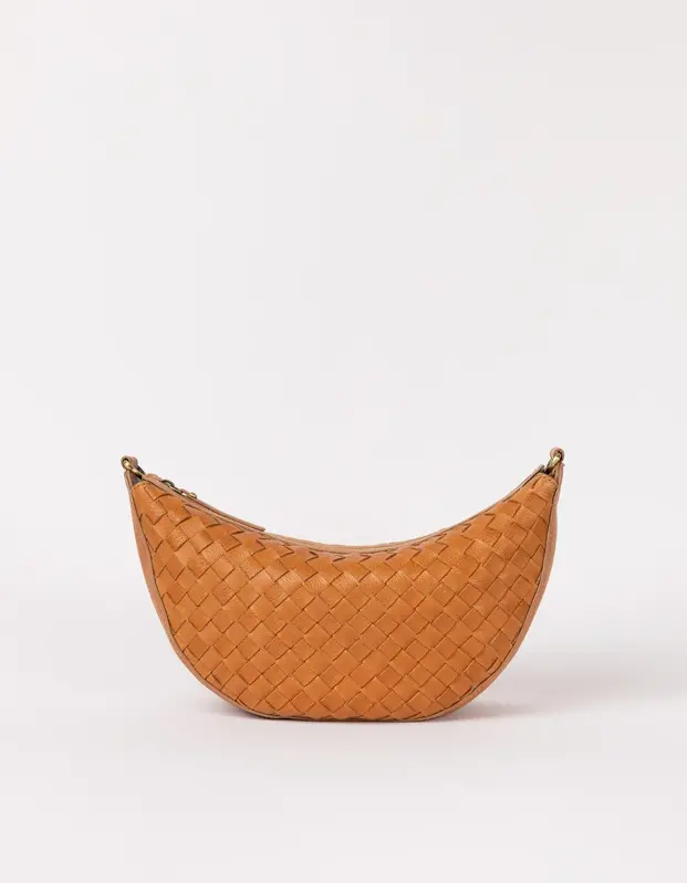 O My Bag O My Bag Leo Wild Oak Woven Soft Grain Leather