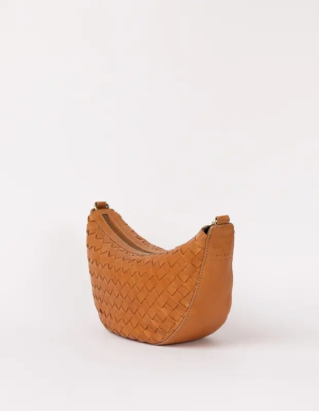 O My Bag O My Bag Leo Wild Oak Woven Soft Grain Leather