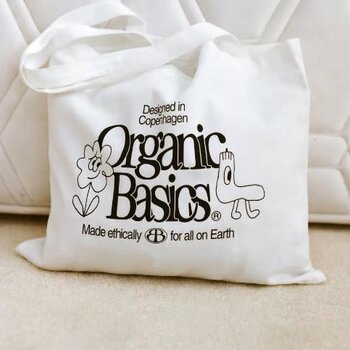 Organic Basics Merch Tote Bag Ecru