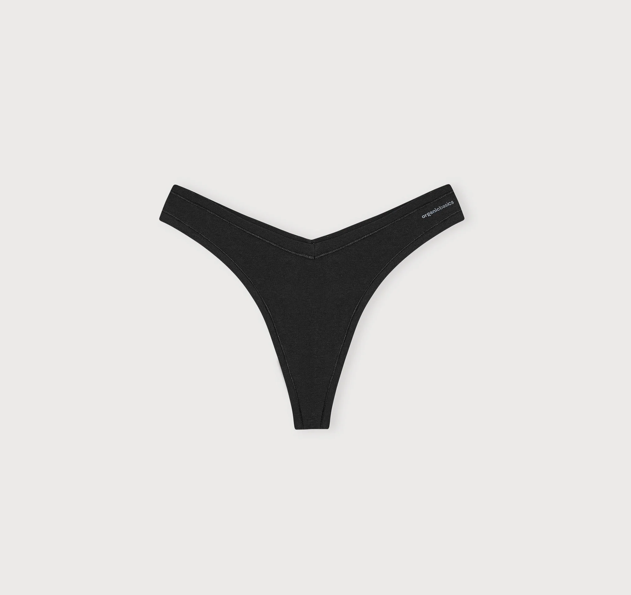 Organic Basics Organic Basics Flex Thong Black L